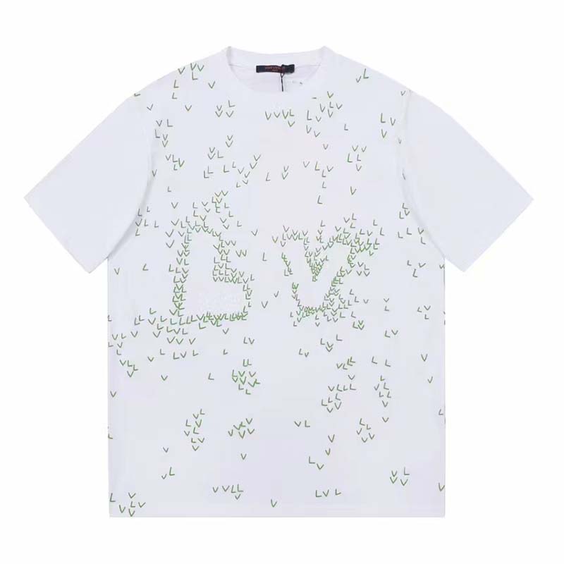 Louis Vuitton White Cotton Logo Embroidered Long Sleeve T-Shirt M