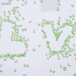 Louis Vuitton LV Men Spread Embroidered T-Shirt Cotton White Regular Fit - Bild 3