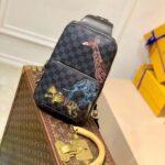 Louis Vuitton LV Unisex Avenue Sling Bag Damier Graphite Coated Canvas - Imagen 2