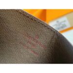 Louis Vuitton LV Unisex Card Holder Wallet Brown Damier Coated Canvas - Image 10