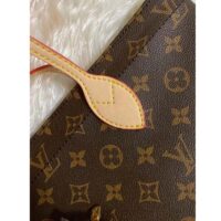 Louis Vuitton LV Unisex Carry It Brown Monogram Coated Canvas Cowhide Leather (5)