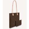 Louis Vuitton LV Unisex Carry It Brown Monogram Coated Canvas Cowhide Leather