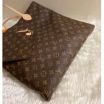 Louis Vuitton LV Unisex Carry It Brown Monogram Coated Canvas Cowhide Leather - immagine 5