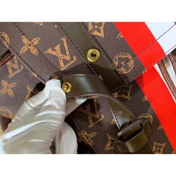 Louis Vuitton LV Unisex Christopher MM Backpack Monogram Canvas Cowhide Leather (10)