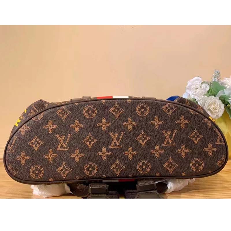 Authentic LOUIS VUITTON Monogram Record Christopher MM M46338 Bag  #260-004-1