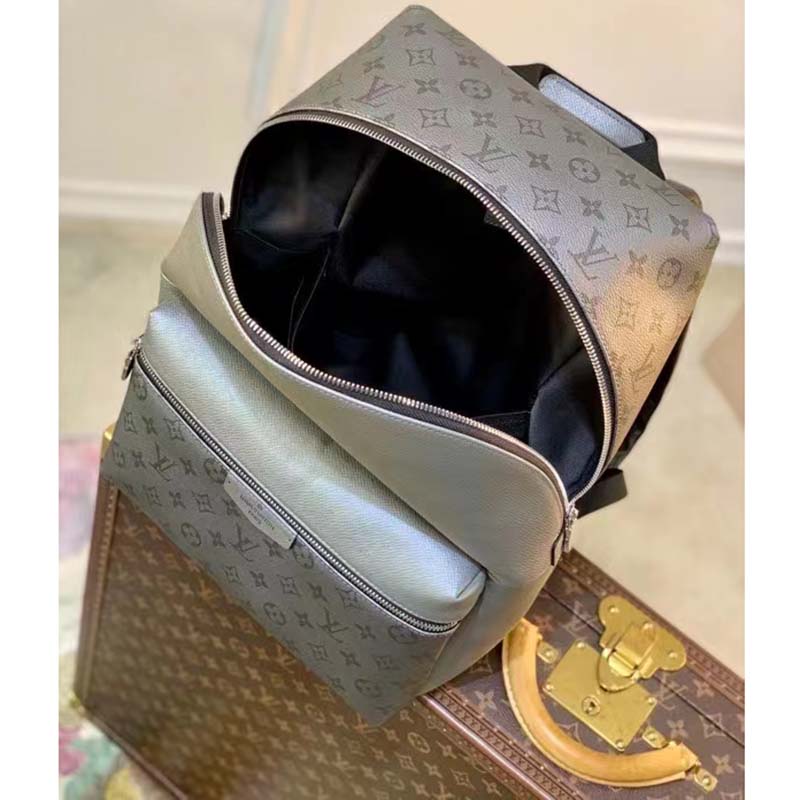 Louis Vuitton Discovery Backpack PM Gunmetal Gray in Monogram