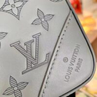 Louis Vuitton LV Unisex Duo Messenger Anthracite Gray Monogram Shadow Calf Leather (11)