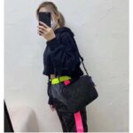 Louis Vuitton LV Unisex Duo Messenger Black Monogram Shadow Calf Leather – Image 13