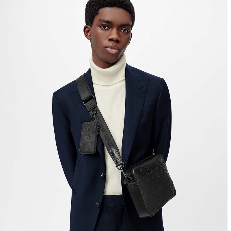 Louis Vuitton Black Duo Messenger at 1stDibs  lv duo sling bag, grey lv duo  bag, louis vuitton duo messenger bag