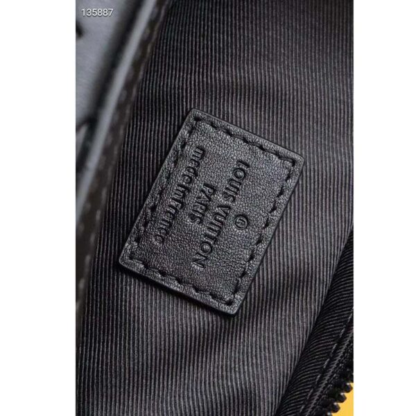 Louis Vuitton LV Unisex Duo Messenger Black Monogram Shadow Calf Leather (9)