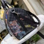 Louis Vuitton LV Unisex Keepall 50B Damier Graphite Stamps Coated Canvas - Image 7