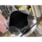 Louis Vuitton LV Unisex Keepall 50B Damier Graphite Stamps Coated Canvas - Image 8