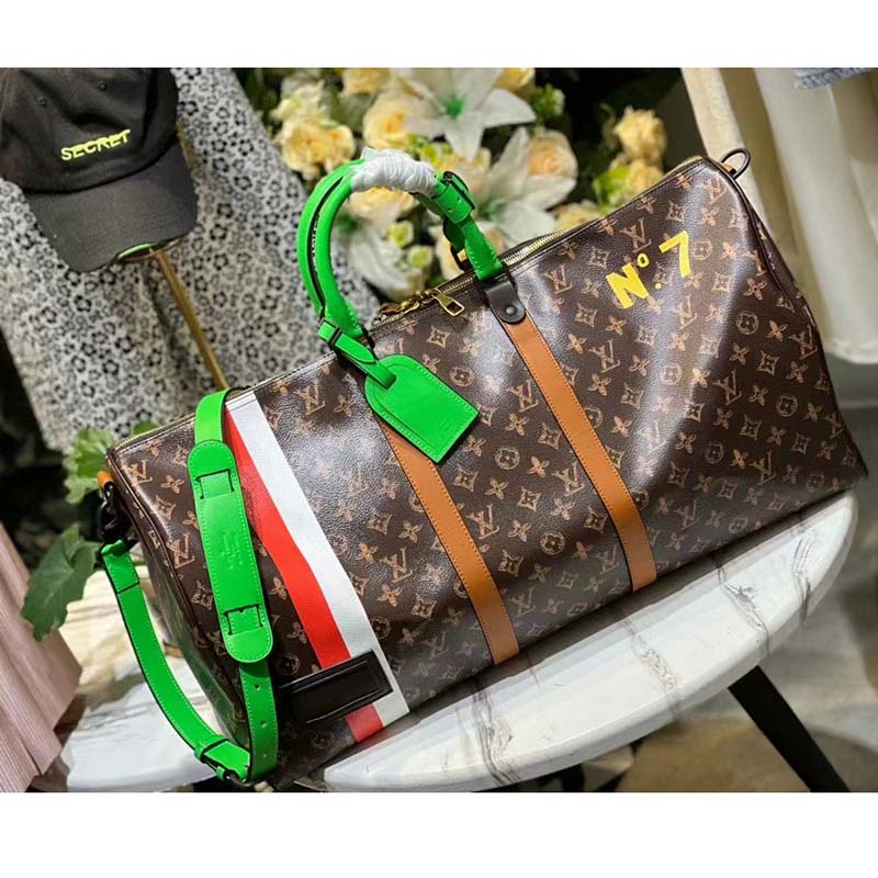 Louis Vuitton Virgil Abloh Multicolor Damier Stamps Coated Canvas