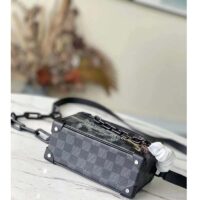 Louis Vuitton LV Unisex Mini Soft Trunk Damier Graphite Coated Canvas (1)