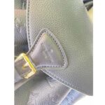 Louis Vuitton LV Unisex Montsouris Backpack Black Black Embossed Cowhide Leather - immagine 10