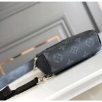 Louis Vuitton LV Unisex Outdoor Sling Bag Black Coated Canvas Cowhide Leather – Bild 6