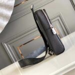 Louis Vuitton LV Unisex Outdoor Sling Bag Black Coated Canvas Cowhide Leather – Bild 5