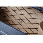 Louis Vuitton LV Unisex Petite Malle Box Handbag Blue Denim Monogram Canvas - immagine 10