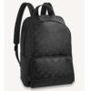 Louis Vuitton LV Unisex Racer Backpack Black Monogram Shadow Calf Cowhide Leather