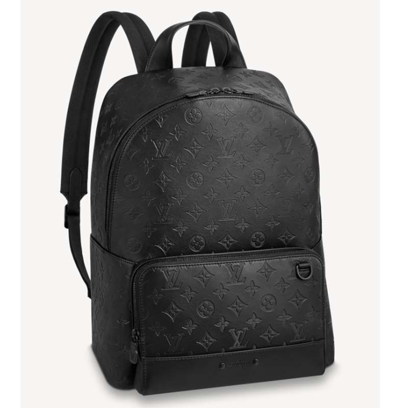 Shop Louis Vuitton Monogram Leather Logo Backpacks by KICKSSTORE