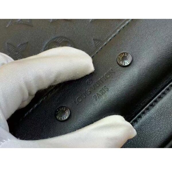Louis Vuitton LV Unisex Racer Slingback Black Monogram Shadow Calf Cowhide Leather (3)