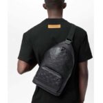 Louis Vuitton LV Unisex Racer Slingbag Black Monogram Shadow Calf Cowhide Leather - immagine 11