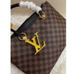 Louis Vuitton LV Unisex Riverside Tote Black Brown Damier Ebene Coated Canvas - immagine 4