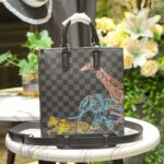 Louis Vuitton LV Unisex Sac Plat Cross Damier Graphite Coated Canvas - Imagen 2