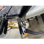 Louis Vuitton LV Unisex Sac Plat Cross Damier Graphite Coated Canvas - Imagen 9