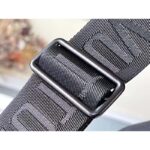 Louis Vuitton LV Unisex Saumur Messenger Monogram Eclipse Coated Canvas Black - immagine 9