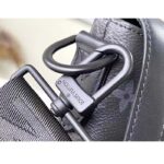 Louis Vuitton LV Unisex Saumur Messenger Monogram Eclipse Coated Canvas Black - immagine 8