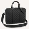 LOUIS VUITTON Calfskin Monogram Racer Backpack Black 1296597