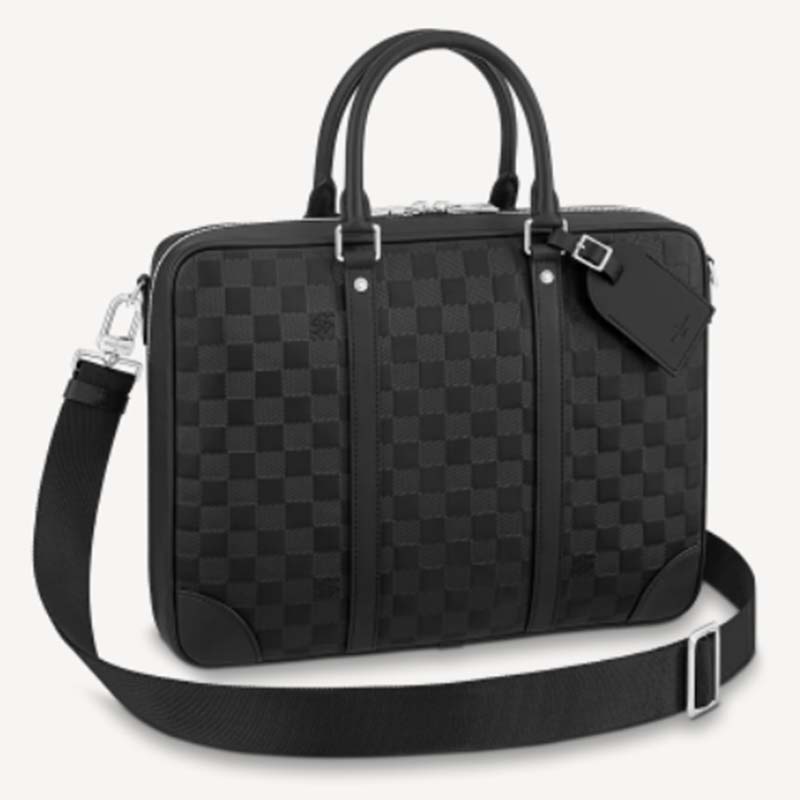 Replica Louis Vuitton Avenue Soft Briefcase N41020 Damier Infini Leather  For Sale