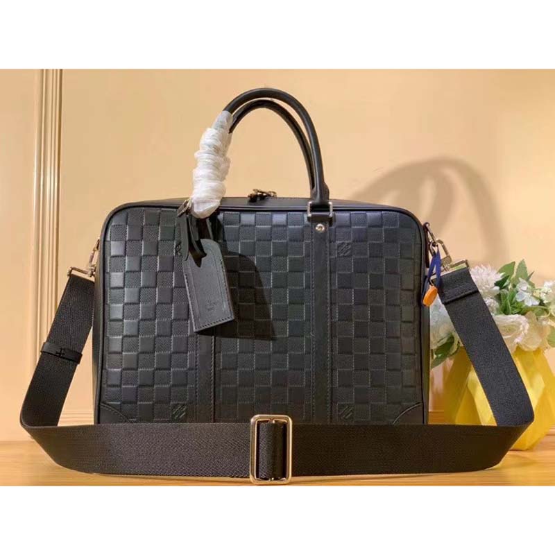 Replica Louis Vuitton Sirius Briefcase In Damier Infini Leather N45288