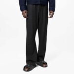 Louis Vuitton LV Unisex Waterfront Mule Black Monogram Embossed Rubber Waterproof - immagine 11