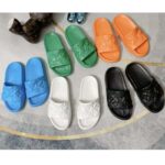 Louis Vuitton LV Unisex Waterfront Mule Blue Monogram Embossed Rubber Waterproof - Image 11