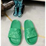 Louis Vuitton LV Unisex Waterfront Mule Green Monogram Embossed Rubber Waterproof - Image 3