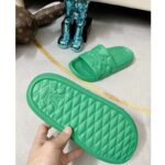 Louis Vuitton LV Unisex Waterfront Mule Green Monogram Embossed Rubber Waterproof - Image 10