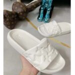 Louis Vuitton LV Unisex Waterfront Mule White Monogram Embossed Rubber Waterproof - Bild 5