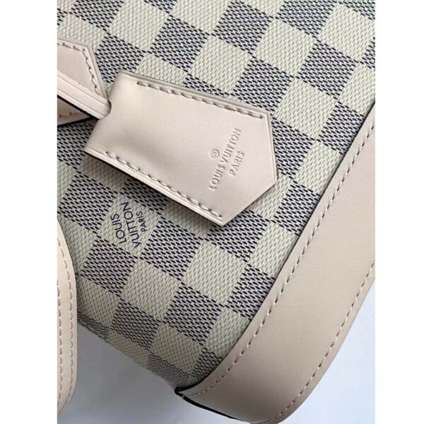 Louis Vuitton LV Women Alma BB Handbag Beige Damier Azur Coated Canvas (1)
