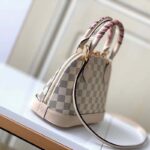 Louis Vuitton LV Women Alma BB Handbag Beige Damier Azur Coated Canvas - immagine 4