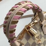 Louis Vuitton LV Women Alma BB Handbag Beige Damier Azur Coated Canvas - immagine 7