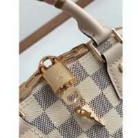 Louis Vuitton LV Women Alma BB Handbag Beige Damier Azur Coated Canvas (3)