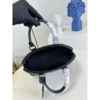 Louis Vuitton LV Women Alma PM Handbag Black Patent Calfskin Cowhide Leather (5)