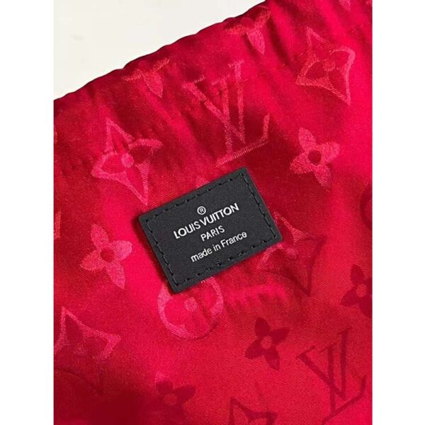 Louis Vuitton LV Women Alma PM Handbag Black Patent Calfskin Cowhide Leather (4)
