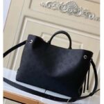 Louis Vuitton LV Women Bella Tote Black Mahina Perforated Calfskin - Image 3