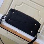 Louis Vuitton LV Women Bella Tote Black Mahina Perforated Calfskin - Image 6