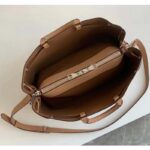 Louis Vuitton LV Women Bella Tote Brown Mahina Perforated Calfskin - Image 8