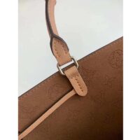 Louis Vuitton LV Women Bella Tote Brown Mahina Perforated Calfskin (4)