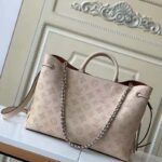 Louis Vuitton LV Women Bella Tote Crème Beige Mahina Perforated Calfskin - Image 3